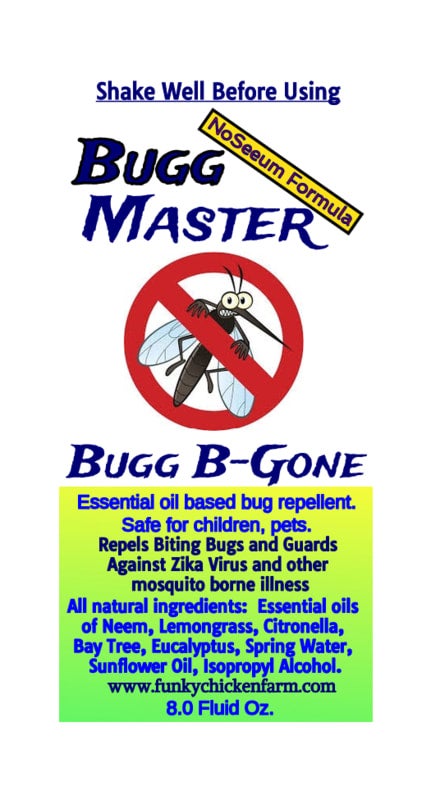 Bugg Master Bugg B-Gone Bug Repellent